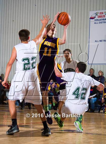 Thumbnail 1 in Reserve vs. Hope Christian (Evangel Eagle Classic) photogallery.