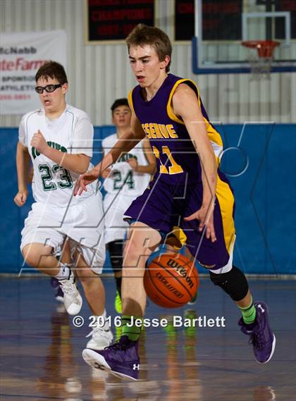 Thumbnail 3 in Reserve vs. Hope Christian (Evangel Eagle Classic) photogallery.