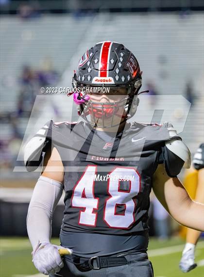 Thumbnail 1 in Pioneer vs. Liberty Hill (UIL Football 5A Division 2 Region 4 Area) photogallery.