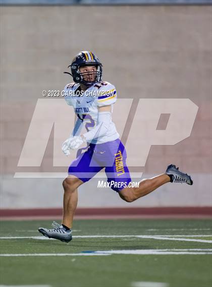 Thumbnail 1 in Pioneer vs. Liberty Hill (UIL Football 5A Division 2 Region 4 Area) photogallery.