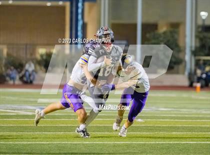 Thumbnail 2 in Pioneer vs. Liberty Hill (UIL Football 5A Division 2 Region 4 Area) photogallery.