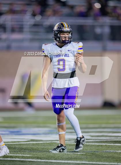 Thumbnail 3 in Pioneer vs. Liberty Hill (UIL Football 5A Division 2 Region 4 Area) photogallery.