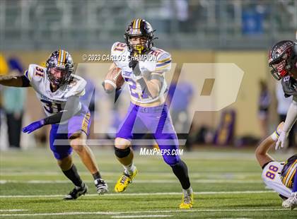 Thumbnail 2 in Pioneer vs. Liberty Hill (UIL Football 5A Division 2 Region 4 Area) photogallery.