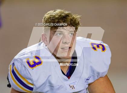 Thumbnail 2 in Pioneer vs. Liberty Hill (UIL Football 5A Division 2 Region 4 Area) photogallery.