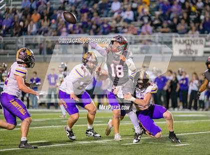 Thumbnail 1 in Pioneer vs. Liberty Hill (UIL Football 5A Division 2 Region 4 Area) photogallery.