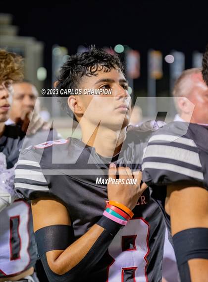 Thumbnail 1 in Pioneer vs. Liberty Hill (UIL Football 5A Division 2 Region 4 Area) photogallery.