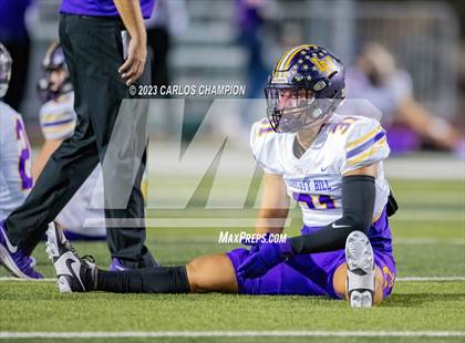 Thumbnail 2 in Pioneer vs. Liberty Hill (UIL Football 5A Division 2 Region 4 Area) photogallery.