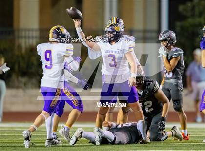 Thumbnail 3 in Pioneer vs. Liberty Hill (UIL Football 5A Division 2 Region 4 Area) photogallery.