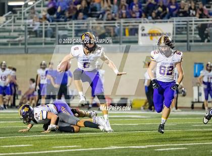 Thumbnail 3 in Pioneer vs. Liberty Hill (UIL Football 5A Division 2 Region 4 Area) photogallery.