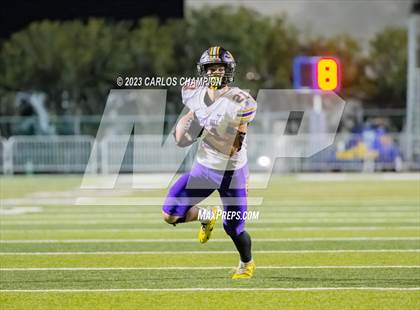 Thumbnail 2 in Pioneer vs. Liberty Hill (UIL Football 5A Division 2 Region 4 Area) photogallery.