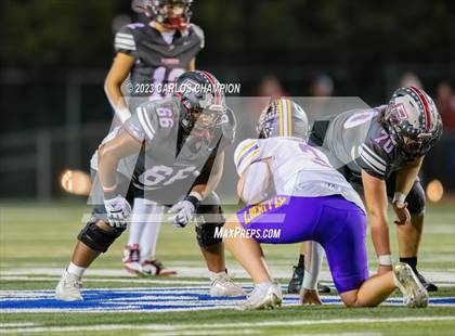 Thumbnail 3 in Pioneer vs. Liberty Hill (UIL Football 5A Division 2 Region 4 Area) photogallery.