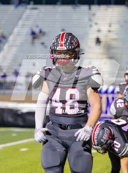 Thumbnail 3 in Pioneer vs. Liberty Hill (UIL Football 5A Division 2 Region 4 Area) photogallery.