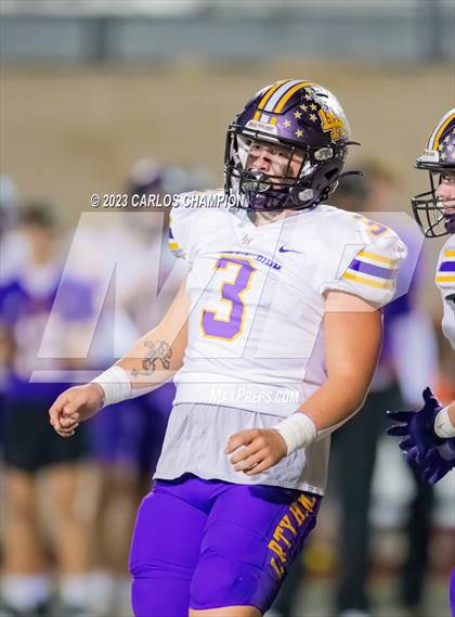 Thumbnail 1 in Pioneer vs. Liberty Hill (UIL Football 5A Division 2 Region 4 Area) photogallery.