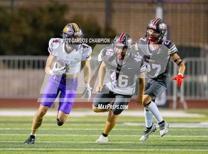Thumbnail 3 in Pioneer vs. Liberty Hill (UIL Football 5A Division 2 Region 4 Area) photogallery.