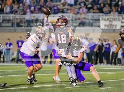 Thumbnail 3 in Pioneer vs. Liberty Hill (UIL Football 5A Division 2 Region 4 Area) photogallery.