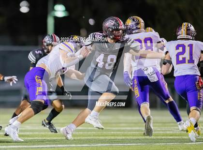 Thumbnail 3 in Pioneer vs. Liberty Hill (UIL Football 5A Division 2 Region 4 Area) photogallery.