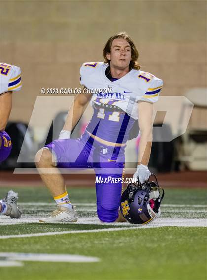 Thumbnail 1 in Pioneer vs. Liberty Hill (UIL Football 5A Division 2 Region 4 Area) photogallery.