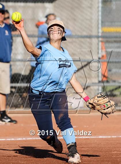 Thumbnail 1 in Flowing Wells vs. Pueblo (Tucson Badger Invitational) photogallery.