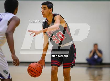 Thumbnail 3 in Deming vs. Rio Rancho(Jalene Berger Allstate Holiday Hoops Classic) photogallery.