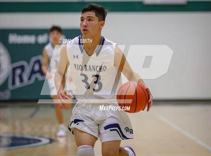 Thumbnail 1 in Deming vs. Rio Rancho(Jalene Berger Allstate Holiday Hoops Classic) photogallery.