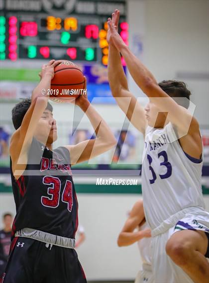 Thumbnail 3 in Deming vs. Rio Rancho(Jalene Berger Allstate Holiday Hoops Classic) photogallery.