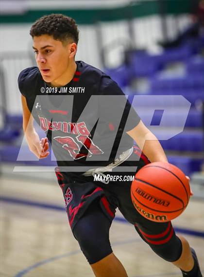 Thumbnail 3 in Deming vs. Rio Rancho(Jalene Berger Allstate Holiday Hoops Classic) photogallery.