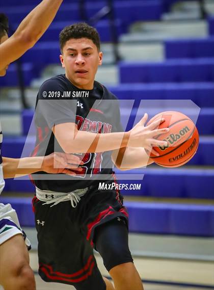 Thumbnail 1 in Deming vs. Rio Rancho(Jalene Berger Allstate Holiday Hoops Classic) photogallery.