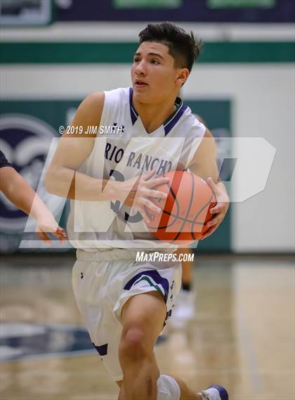 Thumbnail 2 in Deming vs. Rio Rancho(Jalene Berger Allstate Holiday Hoops Classic) photogallery.