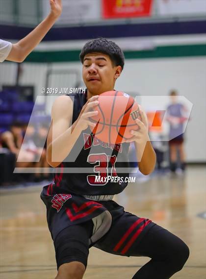 Thumbnail 3 in Deming vs. Rio Rancho(Jalene Berger Allstate Holiday Hoops Classic) photogallery.