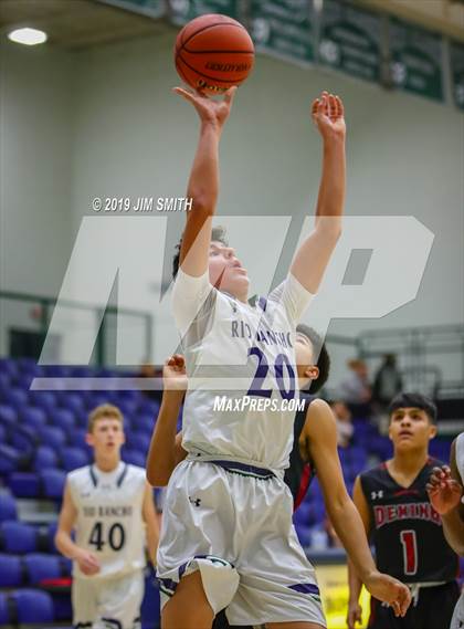 Thumbnail 1 in Deming vs. Rio Rancho(Jalene Berger Allstate Holiday Hoops Classic) photogallery.