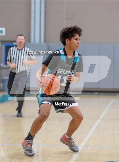Thumbnail 3 in Pacific Ridge vs. Guajome Park Academy (Del Lago Tournament) photogallery.