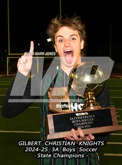 Thumbnail 2 in Yuma Catholic vs. Gilbert Christian (AIA 3A Final - Awards) photogallery.