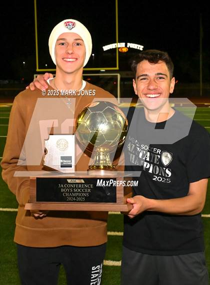 Thumbnail 2 in Yuma Catholic vs. Gilbert Christian (AIA 3A Final - Awards) photogallery.