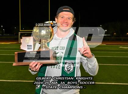 Thumbnail 2 in Yuma Catholic vs. Gilbert Christian (AIA 3A Final - Awards) photogallery.