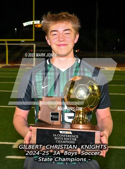 Thumbnail 3 in Yuma Catholic vs. Gilbert Christian (AIA 3A Final - Awards) photogallery.