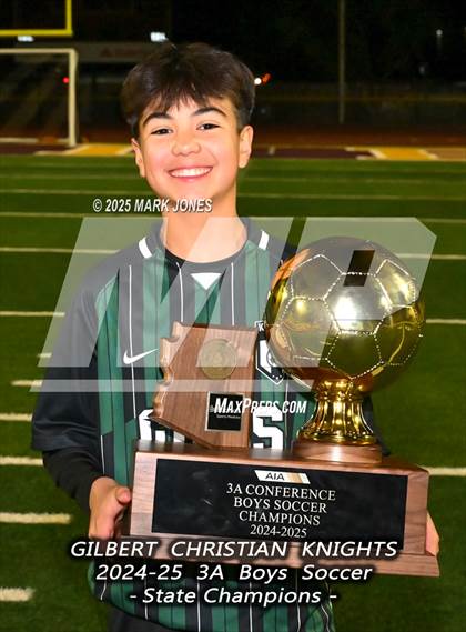 Thumbnail 2 in Yuma Catholic vs. Gilbert Christian (AIA 3A Final - Awards) photogallery.