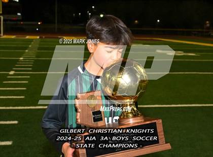 Thumbnail 1 in Yuma Catholic vs. Gilbert Christian (AIA 3A Final - Awards) photogallery.