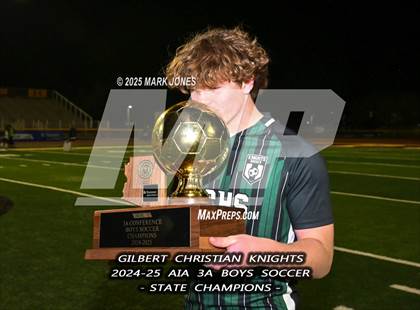 Thumbnail 1 in Yuma Catholic vs. Gilbert Christian (AIA 3A Final - Awards) photogallery.
