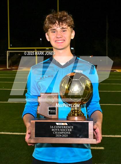 Thumbnail 1 in Yuma Catholic vs. Gilbert Christian (AIA 3A Final - Awards) photogallery.