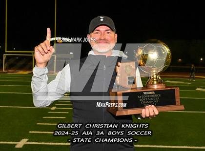 Thumbnail 1 in Yuma Catholic vs. Gilbert Christian (AIA 3A Final - Awards) photogallery.