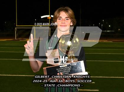 Thumbnail 2 in Yuma Catholic vs. Gilbert Christian (AIA 3A Final - Awards) photogallery.