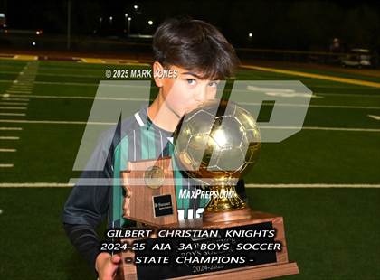 Thumbnail 3 in Yuma Catholic vs. Gilbert Christian (AIA 3A Final - Awards) photogallery.