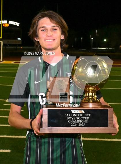 Thumbnail 2 in Yuma Catholic vs. Gilbert Christian (AIA 3A Final - Awards) photogallery.