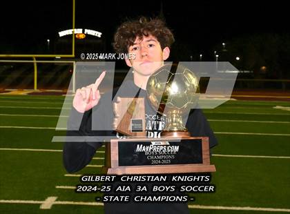 Thumbnail 1 in Yuma Catholic vs. Gilbert Christian (AIA 3A Final - Awards) photogallery.