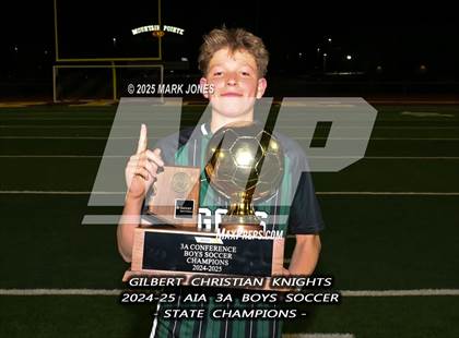 Thumbnail 1 in Yuma Catholic vs. Gilbert Christian (AIA 3A Final - Awards) photogallery.