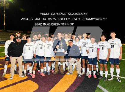 Thumbnail 2 in Yuma Catholic vs. Gilbert Christian (AIA 3A Final - Awards) photogallery.