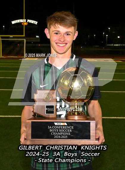 Thumbnail 1 in Yuma Catholic vs. Gilbert Christian (AIA 3A Final - Awards) photogallery.