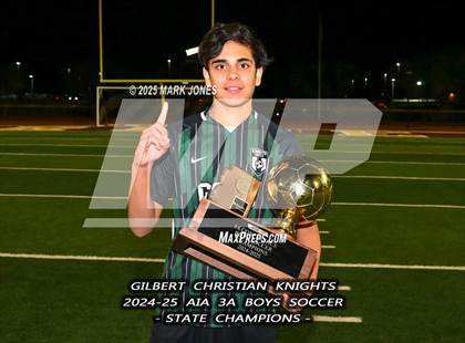 Thumbnail 3 in Yuma Catholic vs. Gilbert Christian (AIA 3A Final - Awards) photogallery.