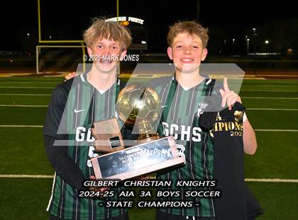 Thumbnail 2 in Yuma Catholic vs. Gilbert Christian (AIA 3A Final - Awards) photogallery.