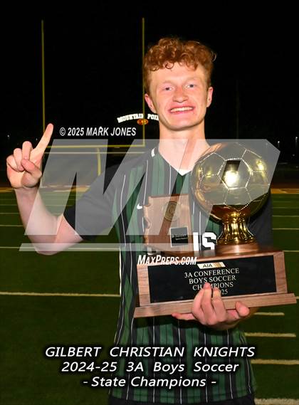 Thumbnail 3 in Yuma Catholic vs. Gilbert Christian (AIA 3A Final - Awards) photogallery.